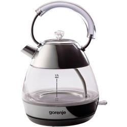 Чайник электрический Gorenje K17GPD нержавеющая сталь, стекло
