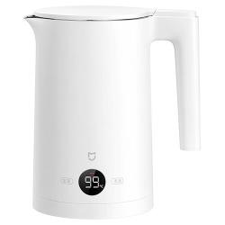 Чайник Xiaomi Thermostatic Electric Kettle 2 CN, белый , с переходником на евро-розетку.