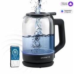 Чайник Polaris PWK 1712CGLD Wi-Fi IQ Home, черный