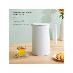 Чайник XIAOMI Electric Kettle 2, 1,7 л, закрытый нагревательный элемент, двойные стенки, белый, BHR5927EU