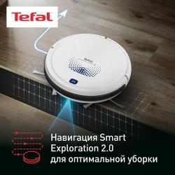 Робот пылесос Tefal X-plorer Serie 45 Aqua RG8277WH с сухой и влажной уборкой, управлением со смартфона, белый