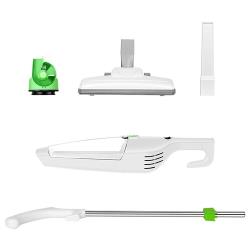 Вертикальный проводной пылесос Midea VCS142, серый / синий