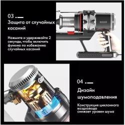 Пылесос, вертикальный ручной, бытовой, с контейнером, для уборки дома, офиса, телескопическая труба, с защитой от перегрева, длина шнура 4м,2000ВТ,