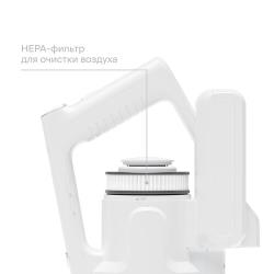 Вертикальный пылесос, беспроводной, Tuvio TS02EBSW, белый
