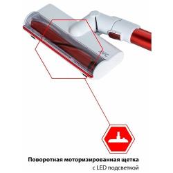 Пылесос для дома JVC  /  Вертикальный  /  Беспроводной  /  2 в 1 с двойной системой фильтрации, 3 насадки, 2 уровня мощности, моющийся HEPA фильтр, 140 Вт