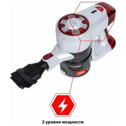 Пылесос для дома JVC  /  Вертикальный  /  Беспроводной  /  2 в 1 с двойной системой фильтрации, 3 насадки, 2 уровня мощности, моющийся HEPA фильтр, 140 Вт
