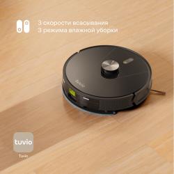 Робот-пылесос с Wi-Fi, лидаром и влажной уборкой, Tuvio TR04MLBB, черный