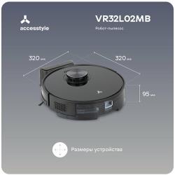 Робот-пылесос Accesstyle VR32L02MB Чёрный (RU)