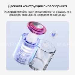 Ручной беспроводной пылесос для мебели и удаления клещей(антиклещевой) Jimmy BD7 Pro, серый
