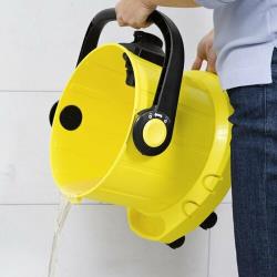 Пылесос моющий KARCHER (керхер) SE 4001, потребляемая мощность 1400 Вт, желтый, 1.081-130.0