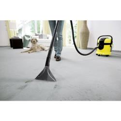 Пылесос моющий KARCHER (керхер) SE 4001, потребляемая мощность 1400 Вт, желтый, 1.081-130.0