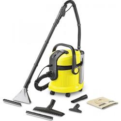Пылесос моющий KARCHER (керхер) SE 4001, потребляемая мощность 1400 Вт, желтый, 1.081-130.0