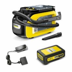 Моющий пылесос Karcher SE 3-18 Compact Battery Set, 184Вт, желтый [1.081-502.0]