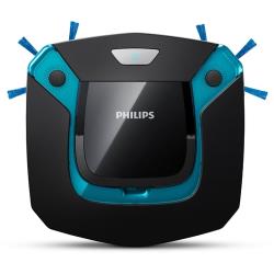 Робот-пылесос Philips FC8794 SmartPro Easy, черный / голубой