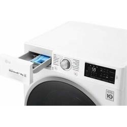 Стиральная машина LG F2J6NM7W кл: D фронт. макс:6кг (с сушкой) белый