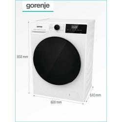 Стиральная машина с сушкой Gorenje W1D2A164ADS, с загрузкой 10 кг, отдельно стоящая, 1400 об / мин, инверторный мотор, белая
