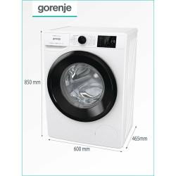 Стиральная машина Gorenje WNEI84SDS, с загрузкой 8 кг, отдельно стоящая, 1400 об / мин, инверторный мотор, белая