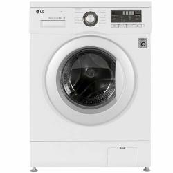 Стиральная машина LG F1296NDS1, белый / серебристый матовый