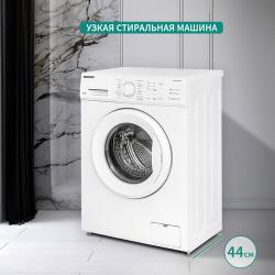 Стиральная машина NORDFROST WM 6100 W, 6 кг загрузка, 1000об / мин,8 программ, отсрочка старта, быстрая стирка, цвет белый