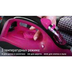 Утюг MARTA MT-1149 NEW черный чароит