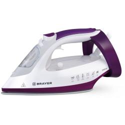 Утюг BRAYER BR4009 2400Вт, керамич, пар 140 г / мин, антикапля, 280 мл, вертикальное отпаривание
