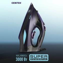 Утюг CENTEK CT-2361 Orange /  3000 Вт /  керамическая подошва /  паровой удар /  самоочистка /  450 мл