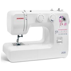 Швейная машина Janome 2020, белый / розовый / черный