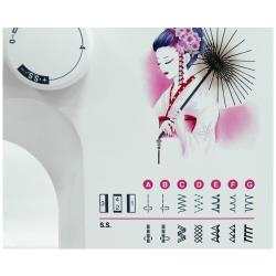 Швейная машина Janome 2020, белый / розовый / черный