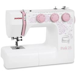 Швейная машина Janome Pink 25, белый / розовый