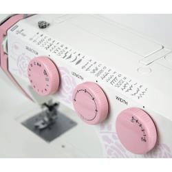 Швейная машина Janome Pink 25, белый / розовый