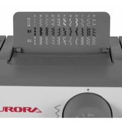Швейная машина Aurora Smile 160  /  с вертикальным челноком  /  петля автомат  /  для всех типов тканей  /  70 Вт  /  32 операций  /  LED подсветка  /  реверс