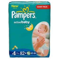 Pampers подгузники Active Baby 4 (7-14 кг)