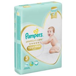 Pampers Premium Care 3D Soft трусики 3, 6-11 кг