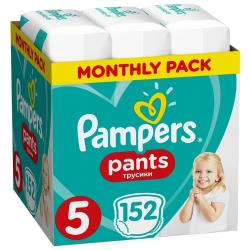 Pampers трусики Pants 5, 12-17 кг, 15 шт., белый