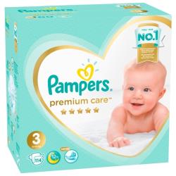 Pampers подгузники Premium Care 3, 6-10 кг