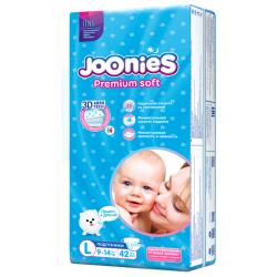 Joonies подгузники Premium Soft L (9-14 кг)