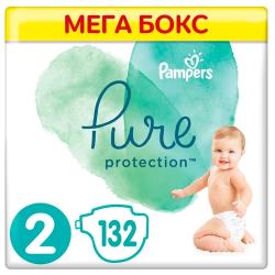 Pampers подгузники Pure Protection 2 (4-8 кг)