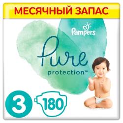 Pampers подгузники Pure Protection 3 (6-10 кг), 31 шт.