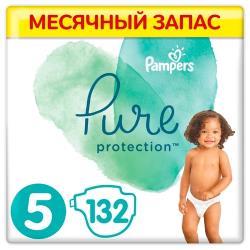 Pampers подгузники Pure Protection 5 (11+ кг)