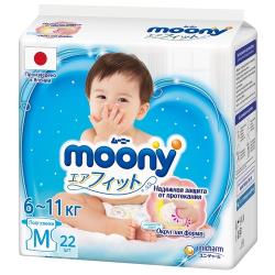 Moony подгузники New M (6-11 кг)