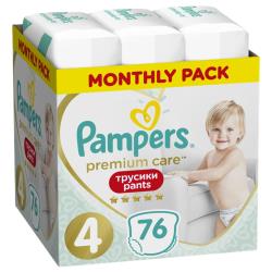 Pampers трусики Premium Care 4, 9-15 кг