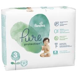 Pampers подгузники Pure Protection 3 (6-10 кг), 31 шт.