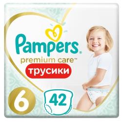 Pampers трусики Premium Care 6, 15+ кг, 18 шт, белый