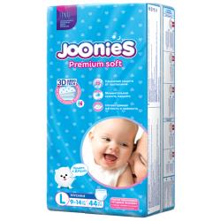 Joonies трусики Premium Soft L 9-14 кг, 44 шт., 2 уп.