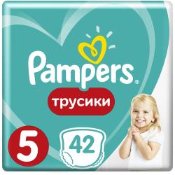 Pampers трусики Pants 5, 12-17 кг, 15 шт., белый