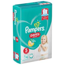 Pampers трусики Pants 5, 12-17 кг, 15 шт., белый