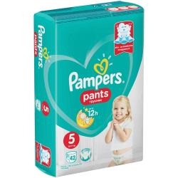 Pampers трусики Pants 5, 12-17 кг, 15 шт., белый