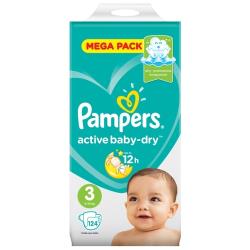 Pampers подгузники Active Baby-Dry 3, 6-10 кг