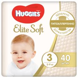 Подгузники Huggies Elite Soft 5-9кг, 3 размер, 144шт