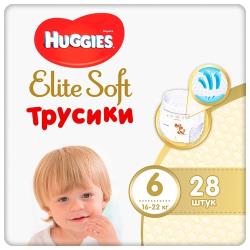 Huggies Elite Soft трусики 6 (16-22 кг)